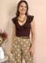Blusa Babi - Marrom