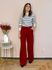 Calça Wide Leg Ananda - Cereja