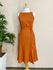 Vestido Linho Midi - Terracota