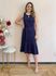 Vestido Linho Midi - Marinho
