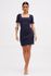Vestido Sommer Curto Canelado Azul Olympic