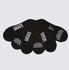 Meia Vans Classic Canoodle 36/39 Black White (Pack 3)
