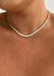 CHOKER RIVIERA GR CRISTAL BANHADA A OURO