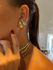 BRINCO EAR HOOK GOTA BANHADO A RODIO BRANCO