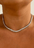 CHOKER RIVIERA GR CRISTAL BANHADA A RÓDIO BRANCO