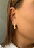 BRINCO ARGOLA RETANGULAR GR BANHADO A OURO