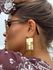 BRINCO CHAPAS PENDENTES DF BANHADO A OURO