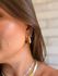 BRINCO ARGOLA GOTA BOLD P BANHADO A OURO 