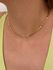 CHOKER CANUTILHOS BANHADA A OURO