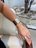 BRACELETE LISO MAXI BANHADO A RODIO BRANCO