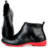 Bota Ortopédica Feminina em Couro Legítimo com Palmilha Gel - Preto - Sola Vermelha (AL005) 