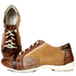 Tênis Alívio Feminino em Couro Legítimo e Palmilha Gel - Caramelo/Castanho/Café/Fendi - Sola Off (AL010) 