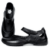 Sapatilha Feminina em Couro Legítimo e Palmilha Gel - Preto - Sola Preta (AL014)