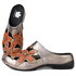 Mule Feminino Ortopédico em Couro Legítimo e Palmilha Gel - Onix /Fendi /Coral - Sola Preta (AL023) 