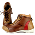 Bota Feminina Ortopédica de Couro Legítimo e Palmilha Gel - CASTANHO/CARAMELO/LARANJA/VERMELHO - Sola Off (AL045)