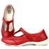 Sapatilha Feminina em Couro Legítimo e Palmilha Gel - Vermelho - Sola Off (AL052) 