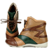 Bota Ortopédica Feminina Couro Legítimo e Palmilha Gel - Caramelo/Verde/Laranja/Castanho - Sola Off (AL062)