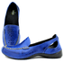 Mocassim Feminino em Couro Legítimo e Palmilha Gel - Royal - Sola Preta (AL065)