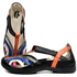 Sapatilha Feminina em Couro Legítimo e Palmilha Gel - Preto/Coral/Grafite/Royal/Off/Violeta - Sola Preta (AL069)