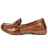 Mocassim Feminino em Couro Legítimo e Palmilha Gel - Castanho - Sola Castanho (AL070)