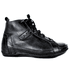 Bota Ortopédica Feminina em Couro Legítimo com Palmilha Gel - Preto - Sola Preta (BE027) 