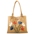 Bolsa 100% em couro legítimo de flores - CARAMELO /VERDE /AZUL /OFF /CORAL (BG002)