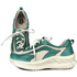 Tênis Feminino em Couro Legítimo com Palmilha em Gel - Off White /Oceano - Sola Off (CAF003) 