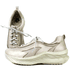 Tênis Feminino em Couro Legítimo com Palmilha em Gel - Off White/Bicolor Off - Sola Off (CAF003) 