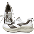 Tênis Feminino em Couro Legítimo com Palmilha em Gel - Branco/Onix - Sola Off (CAF005)