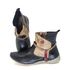 Bota Feminina Ortopédica de Couro Legítimo e Palmilha Gel - Preto (AL 002)