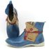 Bota Ortopédica para Joanete Esporão e Fascite - Azul/Caramelo (AL 002)