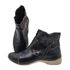 Bota Feminina Ortopédica Couro Legítimo e Palmilha Gel - Preto (AL 004)