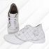 Bota Feminina Ortopédica de Couro Legítimo e Palmilha Gel - Branco (AL 021)