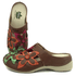 Mule Ortopédico Feminino em Couro Legitimo Palmilha Gel - Castanho - Coral - Violeta - Pistache - Sola Off (AL023)