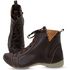 Bota Feminina Ortopédica de Couro Legítimo e Palmilha Gel - Café/Laranja (AL 034)