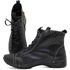 Bota Feminina Ortopédica de Couro Legítimo e Palmilha Gel - Preto (AL 034)