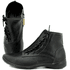 Bota Ortopédica Feminina em Couro Legítimo com Palmilha Gel - Preto - Sola Preta (AL035)