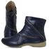 Bota Feminina Ortopédica de Couro Legítimo e Palmilha Gel - Azul (AL 036)