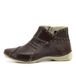 Bota Ortopédica Feminina de Couro Legítimo com Palmilha Gel - Café (AL 037)
