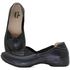 Sapatilha Feminina de Couro Legítimo e Palmilha Gel - Preto (AL 044)
