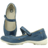 Sapatilha Feminina em Couro Legítimo e Palmilha Gel - Azul - Sola Off (AL049)