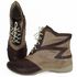 Bota Ortopédica Feminina Couro Legítimo e Palmilha Gel - Fendi/Café (AL 062)