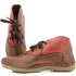 Bota Feminina Ortopédica Couro Legítimo e Palmilha Gel - Castanho - Vermelho (AN002)