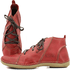 Bota Feminina Ortopédica Couro Legítimo e Palmilha Gel - Vermelho (AN003)