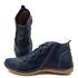 Bota Feminina Ortopédica Couro Legítimo e Palmilha Gel - Azul (AN 003)