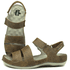 Sandália Bem-Estar Ortopédica em Couro Legítimo - Bicolor Fendi - Sola Off (BE029)