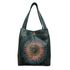 Bolsa BG 001 MANDALA VERDE 100% em couro