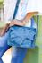 Bolsa BP 017 Azul 100% em couro
