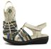 Sandália Feminina Anatomica de Couro Legítimo e Palmilha Gel - Off White (MA 047)