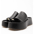 Sandália Tamanco Flat Plataforma Salto Alto 5001 Floter Preto